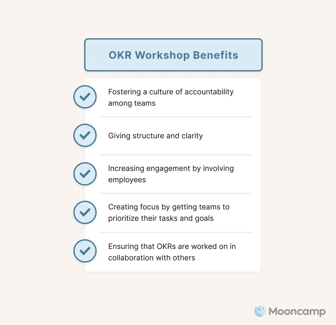 OKR Workshop benefits