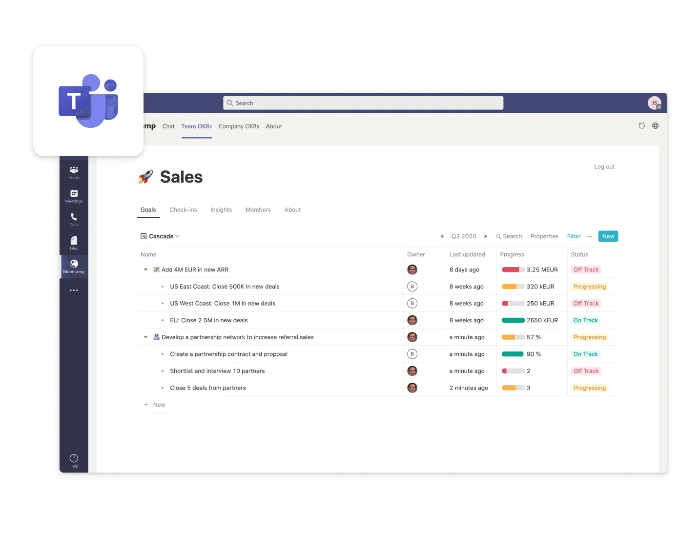 Microsoft Teams OKR Integration