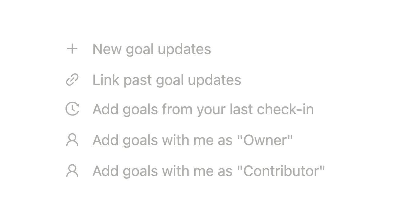 check in quick actions