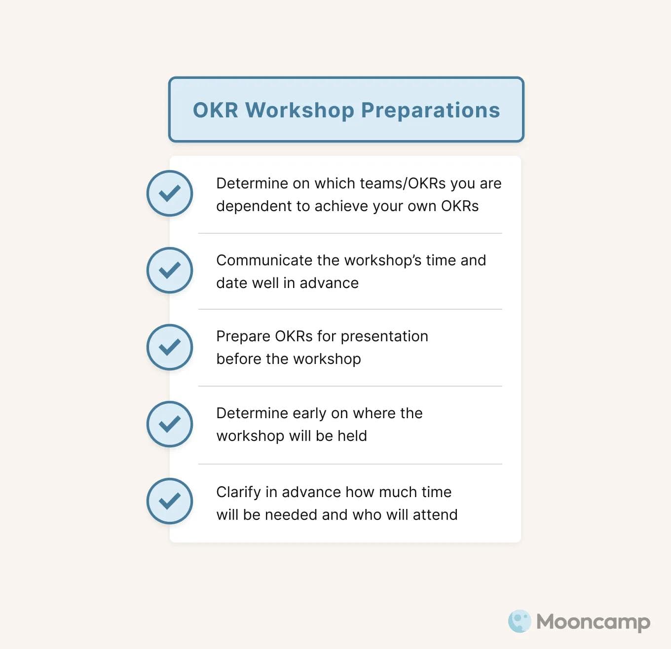 OKR workshop preparation